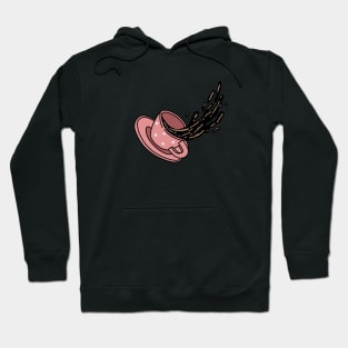 pink cup of coffee Hoodie